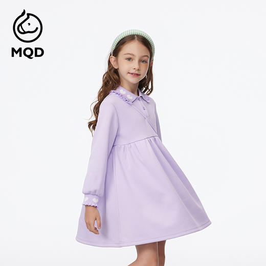【秒2】【MQD】女童秋季甜美可爱休闲长袖连衣裙 商品图2