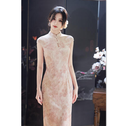 新中式改良国风少女，修身素雅日常可穿旗袍GX-22765 商品图2