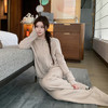 LIN BOUTIQUE 居家外穿两得 复古绞花慵懒针织拉链开衫外套女新款 商品缩略图0