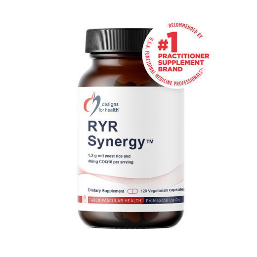 【效期至27年3月】复合红曲米辅酶meiQ10胶囊 designs for health RYR Synergy™ caps 120粒/瓶 商品图0