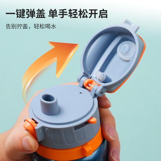 儒乐运动保温杯(420ml/550ml)，保温保冷，送背带提绳 商品图3