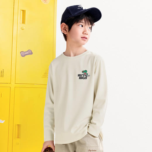 Annil联名款【Mix.Mix】男女童圆领长袖针织衫秋季新款安奈儿童装EM531705&EM531706 商品图2