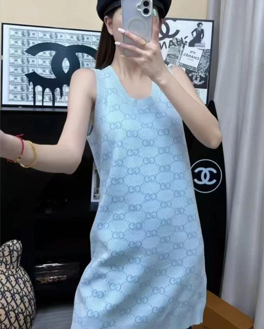 GUCCI 古驰GG棉质提花迷你连衣裙（PG*MM） 商品图3