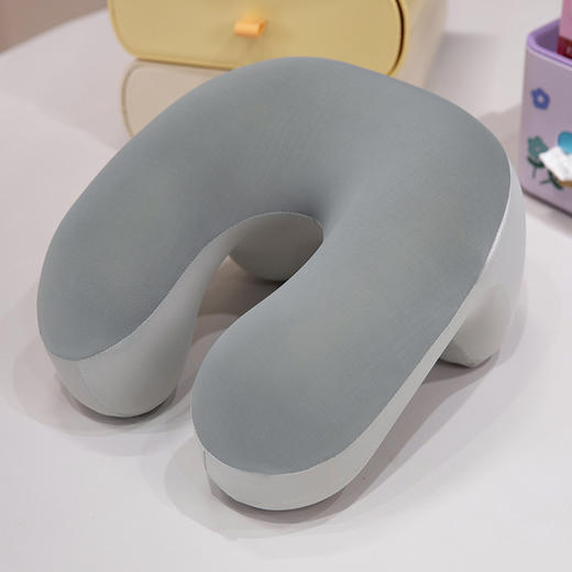 记忆棉冰丝午睡枕小学生趴桌子上睡觉抱枕u型枕办公室趴睡枕车载颈枕夏 可拆洗 商品图7