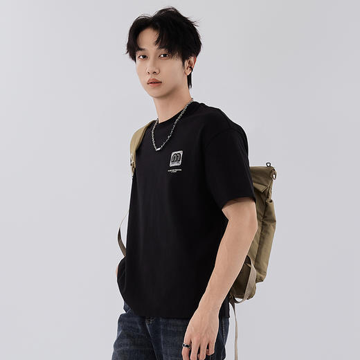 【新品上新】HX 春秋季圆领短袖T恤S102533087101/02 商品图1