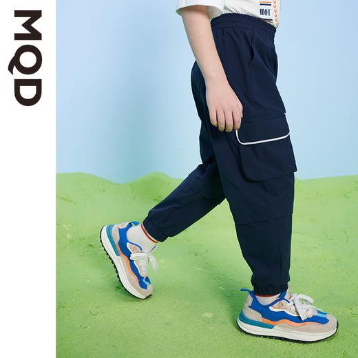 【MQD】男大童夏季新品速干宽松束脚休闲长裤 商品图1