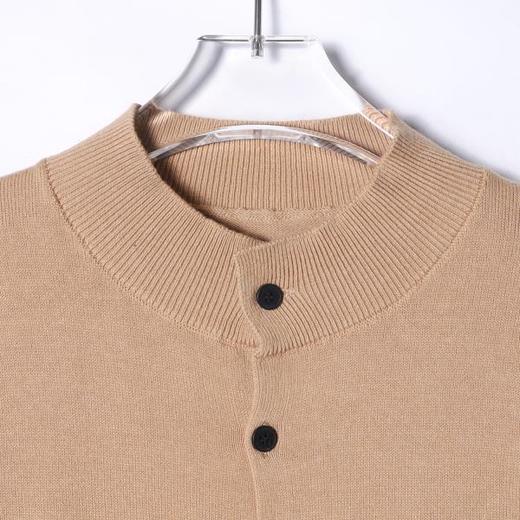 51169SDSA男士秋冬新款痞帅男装纯色毛衣针织衫圆领气质百搭开衫上衣 商品图2