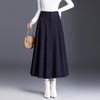MYX垂坠感百褶休闲大摆裙2025秋季新款长款高腰半身裙显瘦通勤A字裙 商品缩略图0