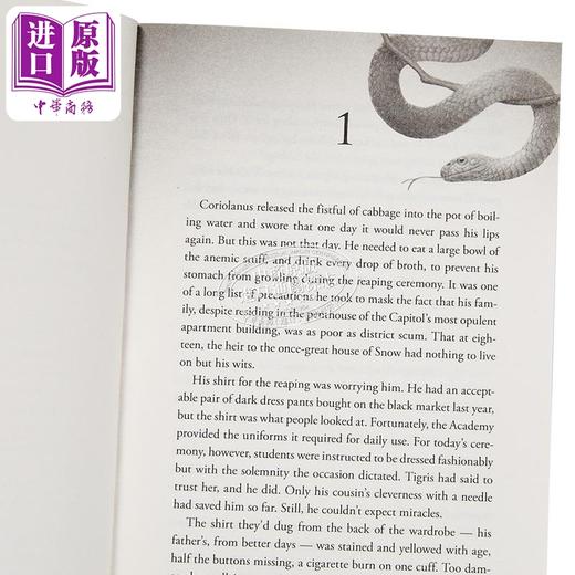 【中商原版】饥饿游戏前传 鸣鸟与蛇的歌谣 英版 The Ballad of Songbirds and Snakes 英文原版 Suzanne Collins 畅销冒险小说 商品图2