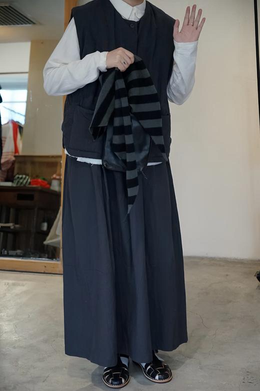 elsa esturgie黑色棉麻半裙 商品图3