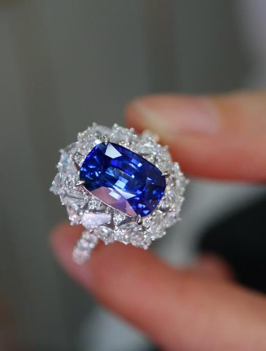3.04ct蓝宝石戒指 商品图5