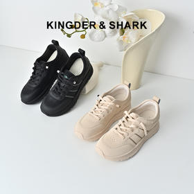 经典鲨2025年秋季专柜新款百搭一脚蹬舒适平底通勤休闲鞋女KW172-537101