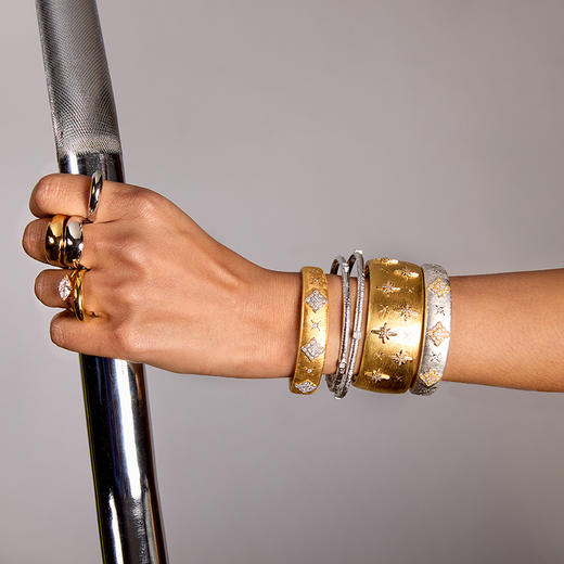 订购8周到｜MYA-BAY-FELICITY-金色 锆石 细戒指［比利时设计师］ 商品图1