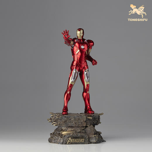 铜师傅《钢铁侠MK7》漫威系列限量手办 复仇者联盟桌面客厅铜摆件 商品图3