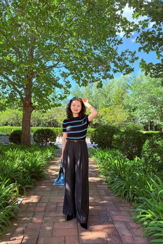 条纹羊毛套头衫 商品图2