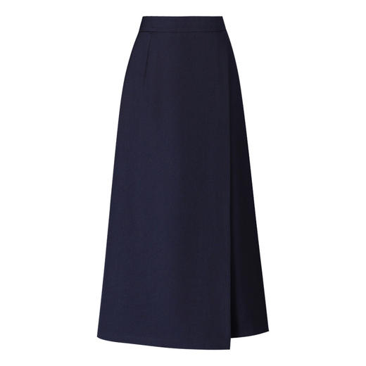 MYX长款不规则通勤A字裙垂感修身气质长裙2025年秋季新款显瘦半身裙 商品图4