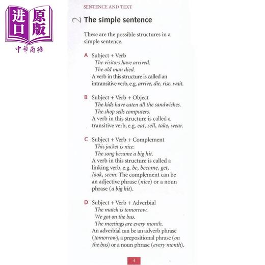【中商原版】Oxford Learners Pocket Grammar 牛津袖珍英语语法 英文原版进口图书 英语学习工具书 商品图4