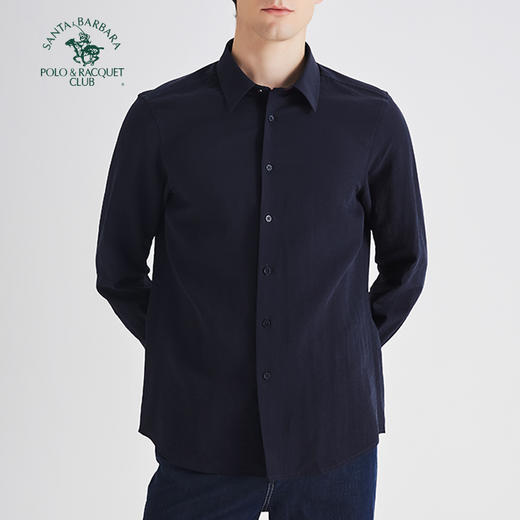 【大都会店】圣大保罗 天丝亚麻合身版长袖衬衫-PS25WH017M 商品图2