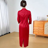 QYM 88568-Y妈妈礼服裙红色旗袍连衣裙 商品缩略图2