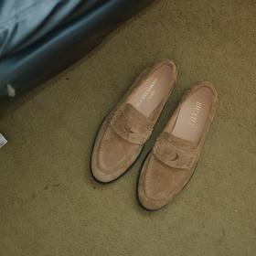 BIUCILI 「星星月亮」原创设计非对称老钱风乐福鞋