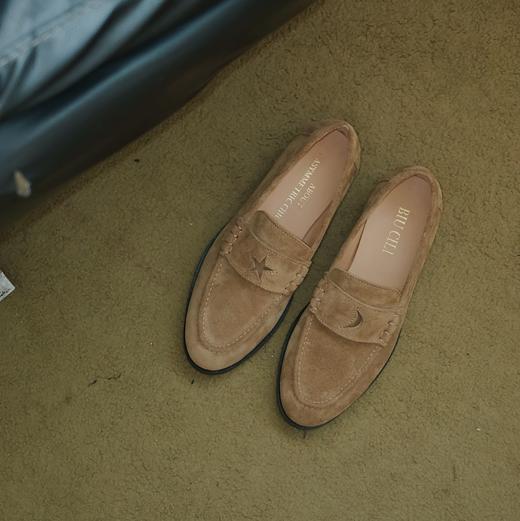 BIUCILI 「星星月亮」原创设计非对称老钱风乐福鞋 商品图0