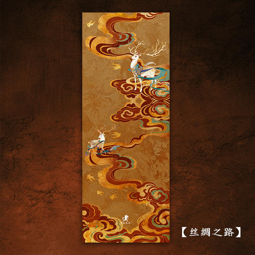 壁虎新款【印花垫-梦回敦煌】天然橡胶印花瑜伽垫【5天发货】 商品图1