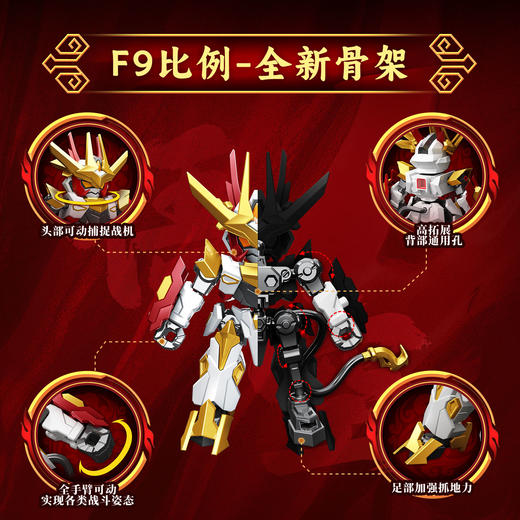 【新品】森宝积木战西遊孙悟空哪吒拼装玩具变形积木人盲盒男礼物 商品图2