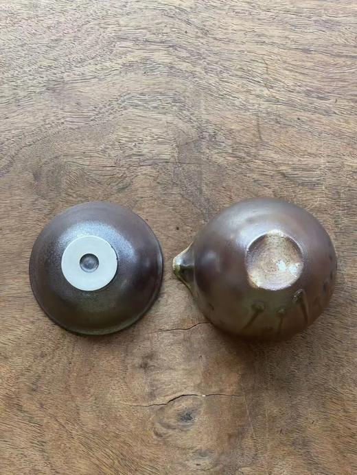 柴烧窑褐地流淌黄釉公道杯套组，顺丰包邮 商品图2