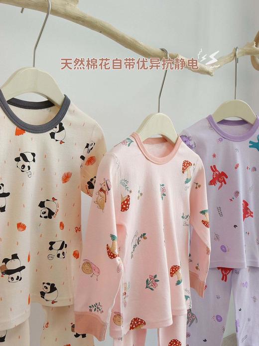 📢换季守护神！RIOROT『云朵植物棉』儿童印花家居服套装，🌸秋冬换季的第一套打底，云朵植物棉儿童印花家居服，🔥全新升级重磅回归！ 商品图2