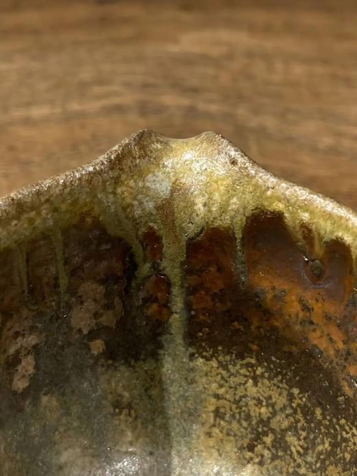 柴烧窑褐地流淌黄釉公道杯套组，顺丰包邮 商品图6