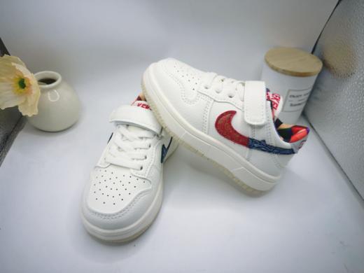 😎全网爆卖2W+大牌风！🤩【品牌直发】2025AFJI大牌风秋季设计款魔术贴鸳鸯小白鞋 👟轻盈舒适，萌娃必备，一脚踩进云朵里！🤩 商品图4