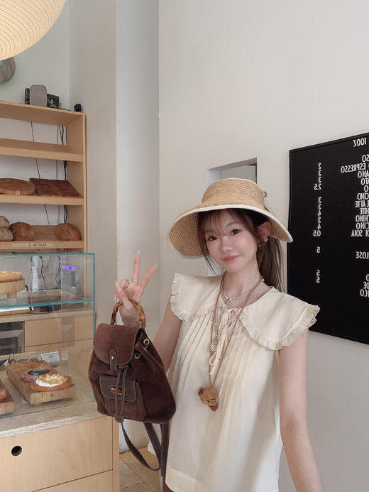 金蘑菇菇 博尔盖塞美术馆 看展套组/设计感娃娃领上衣 商品图7