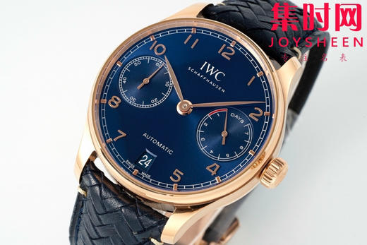 万国AZ葡萄牙系列七日链腕表 葡七 编织带 男士腕表 集时分针、日期、小秒和动显于一身 商品图2