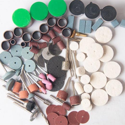 【货号03014】电磨配件558件套小型电磨配件电磨磨头文玩打磨抛光玉石电磨头 商品图3