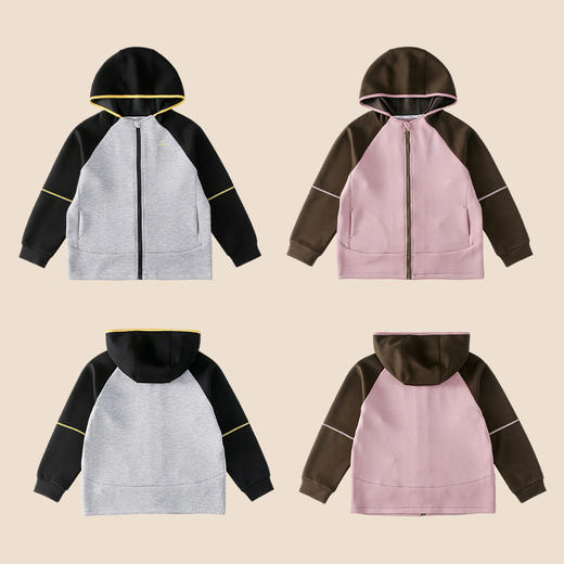 棉花堂锁暖酷飒小奶皮连帽外套——SD52020 商品图5