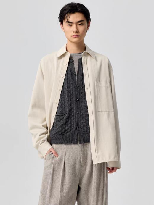 Simple Project/Y25143/天丝棉口袋工作衬衫 商品图3