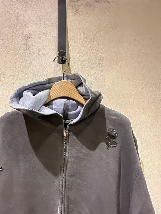 中性款破洞连帽外套001 商品图2