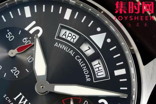 IWC万国 AZ飞行员系列 空中霸主 大飞行员 大飞动显 飞行员万年历 透底设计 男士腕表 商品图3