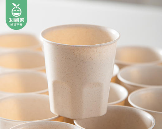 【到手3包】觅咻一次性稻壳餐具杯/1份（16只*3包，单只170ml） 商品图1