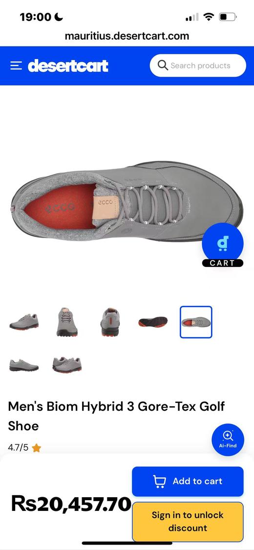 LA现货 直降100+ Ecco goretax防水牛皮高尔夫鞋/休闲鞋 美国代购，无中文标签，介意慎拍 商品图4