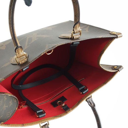 【95新】LV路易威登OnthegoM45321中号拼色老花onthego手提单肩包女士270825NJS13现售价：11500 商品图8