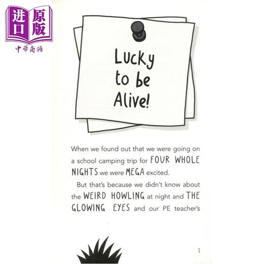 预售 【中商原版】伊兹和朋友们6 帐篷里的狼人 Izzy and Friends There s a Werewolf In My Tent 英文原版儿童小初文学进口故事书 商品图2