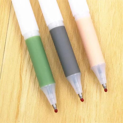 晨光优品系列B2701碳素黑考试用缓冲弹簧简约款拔帽中性笔签字笔0.5mm 商品图2