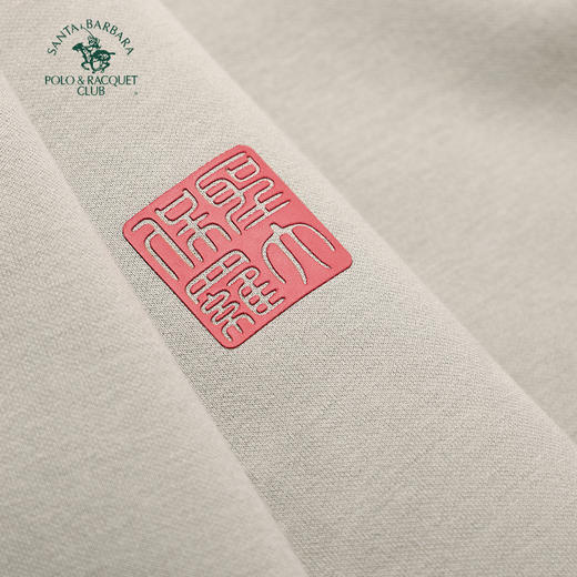 【大都会店】圣大保罗大篆印章国潮印花圆领长袖棉T松身版型-PW24KT111M 商品图3