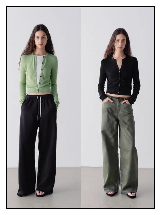 shyshystill/shy202507004/三色短巧修身羊毛羊绒可单穿开衫 商品图2