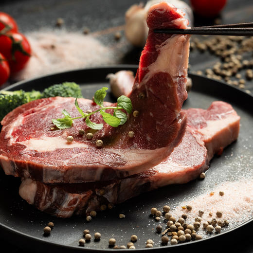 草饲牛系列丨新西兰草饲原切牛排、牛肉粒，草饲喂养，眼肉比西冷嫩一些，口感略有嚼劲。眼肉+西冷共7片 ⭐️顺丰空运 商品图3