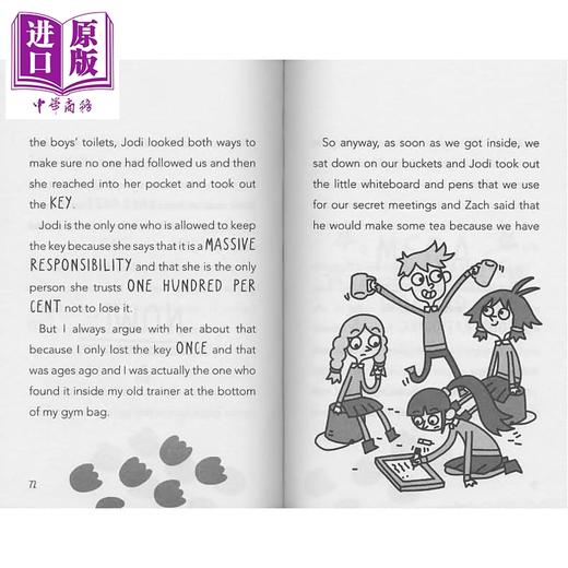 【中商原版】伊兹和朋友们8 操场上有雪人 Izzy and Friends There s A Yeti In The Playground 英文原版 小初文学进口故事书 商品图1