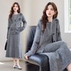 秋季新款宽松时尚重工艺圆领亮片温柔气质三件套裙YBER607 商品缩略图1