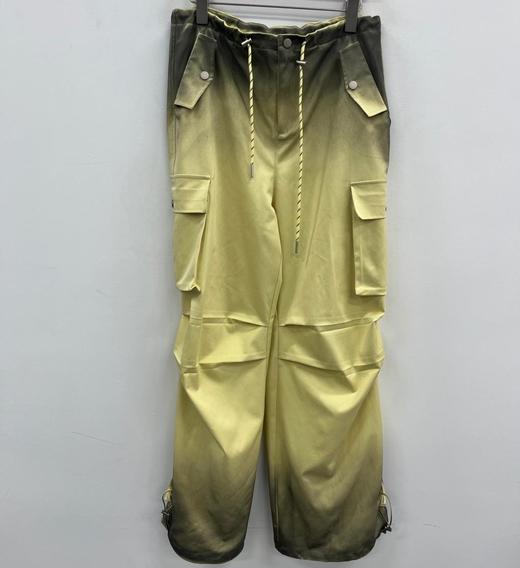 NC渐变晕染松紧抽绳工装阔腿裤50428（黄）夏季252160190321 商品图1
