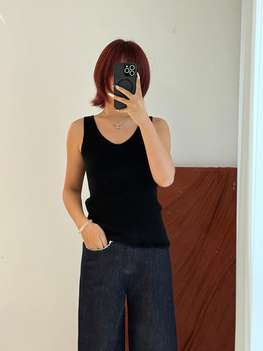 【简约内搭背心】一件搞点春秋内搭 竖纹针织纹理很显瘦~ 商品图4